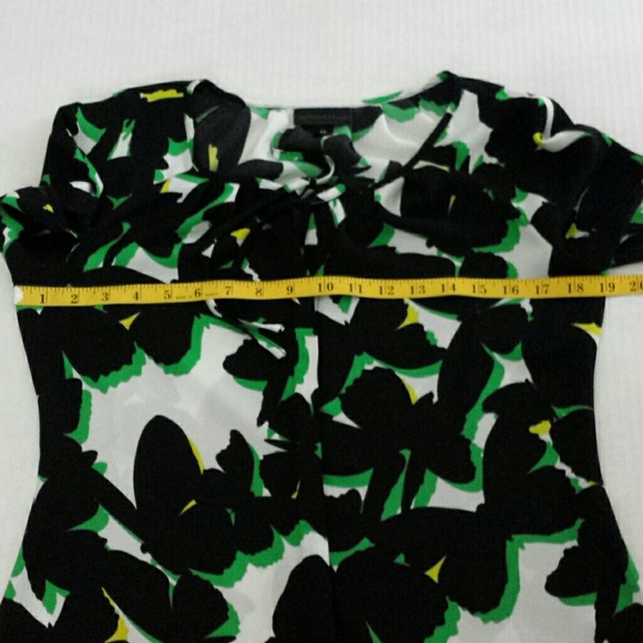 Worthington Blouse with Tie Butterfly Design Sz PS - Picture 4 of 8